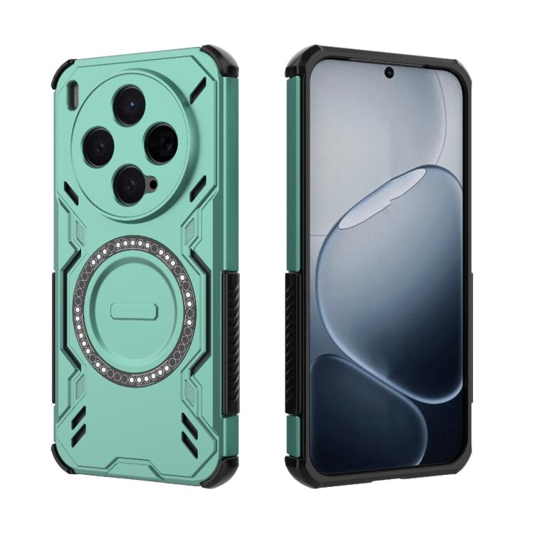 For vivo X300 5G Butterfly Armor MagSafe Magnetic Ring Shockproof Phone Case
