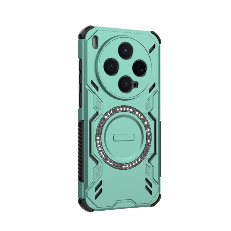 For vivo X300 5G Butterfly Armor MagSafe Magnetic Ring Shockproof Phone Case