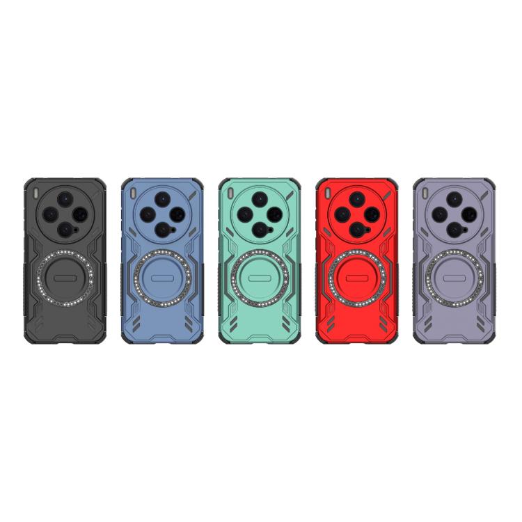For vivo X300 5G Butterfly Armor MagSafe Magnetic Ring Shockproof Phone Case