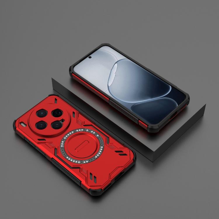 For vivo X300 5G Butterfly Armor MagSafe Magnetic Ring Shockproof Phone Case