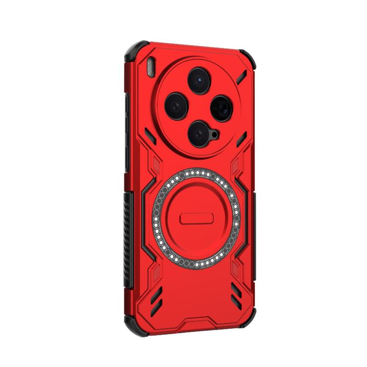 For vivo X300 5G Butterfly Armor MagSafe Magnetic Ring Shockproof Phone Case