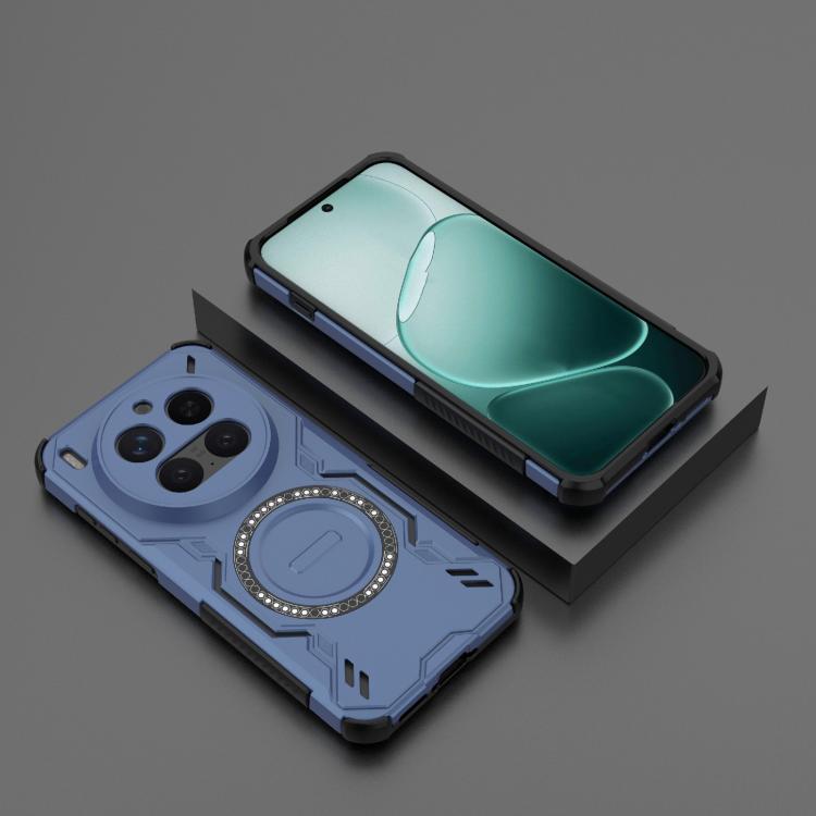 For vivo X300 Pro 5G Butterfly Armor MagSafe Magnetic Ring Shockproof Phone Case