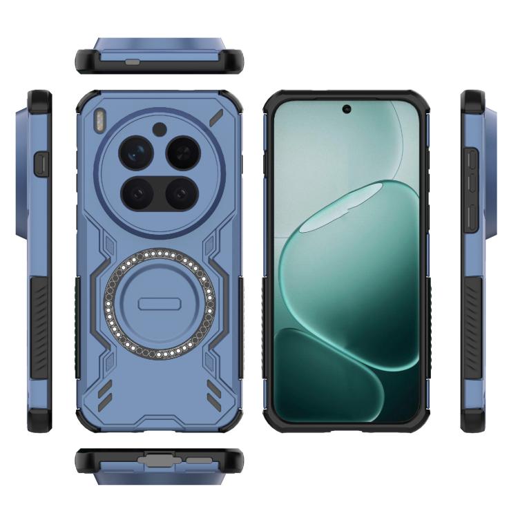 For vivo X300 Pro 5G Butterfly Armor MagSafe Magnetic Ring Shockproof Phone Case