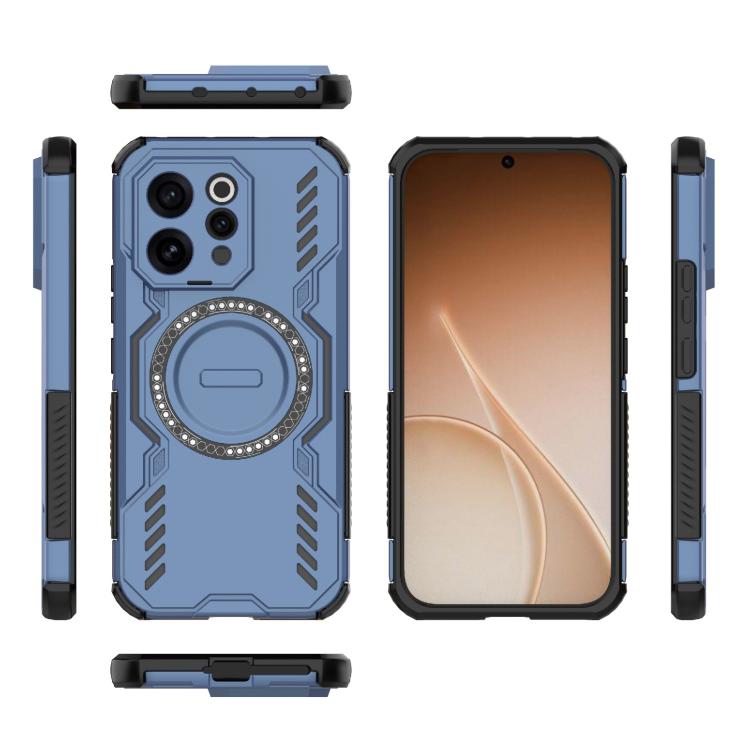 For vivo V70 5G Global Butterfly Armor MagSafe Magnetic Ring Shockproof Phone Case