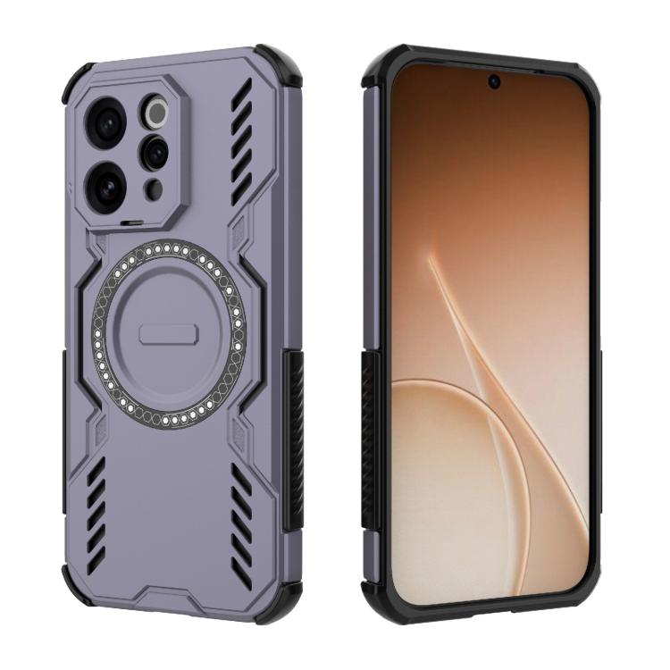For vivo V70 5G Global Butterfly Armor MagSafe Magnetic Ring Shockproof Phone Case