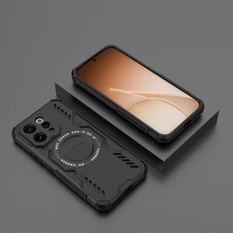 For vivo V70 5G Global Butterfly Armor MagSafe Magnetic Ring Shockproof Phone Case