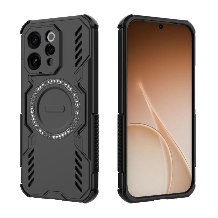 For vivo V70 5G Global Butterfly Armor MagSafe Magnetic Ring Shockproof Phone Case