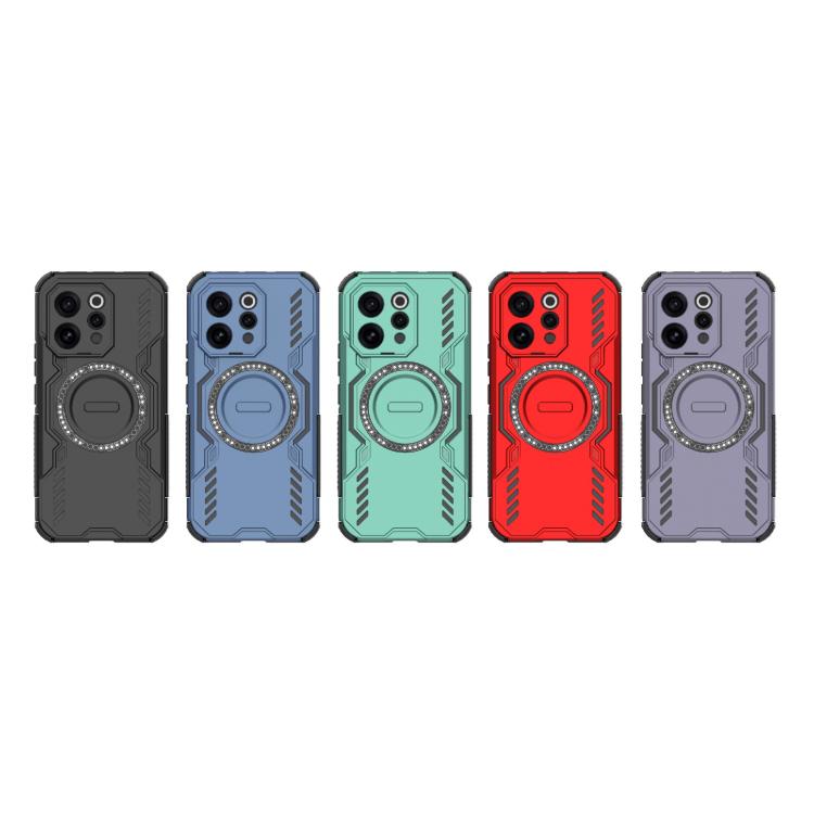 For vivo V70 5G Global Butterfly Armor MagSafe Magnetic Ring Shockproof Phone Case