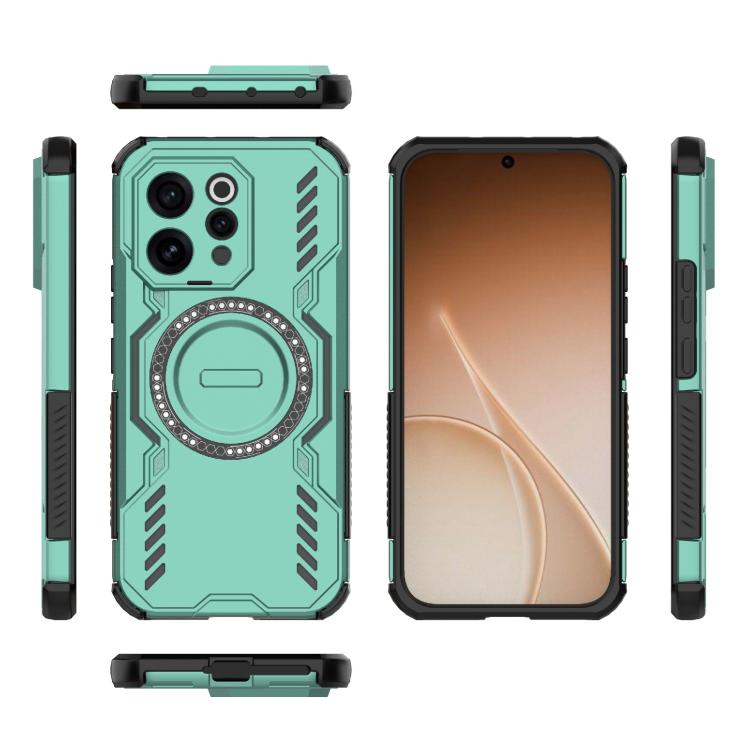 For vivo V70 5G Global Butterfly Armor MagSafe Magnetic Ring Shockproof Phone Case