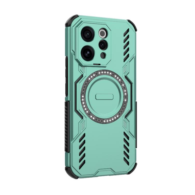 For vivo V70 5G Global Butterfly Armor MagSafe Magnetic Ring Shockproof Phone Case
