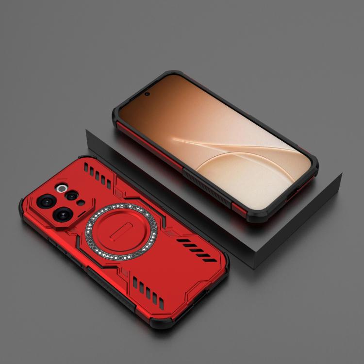 For vivo V70 5G Global Butterfly Armor MagSafe Magnetic Ring Shockproof Phone Case