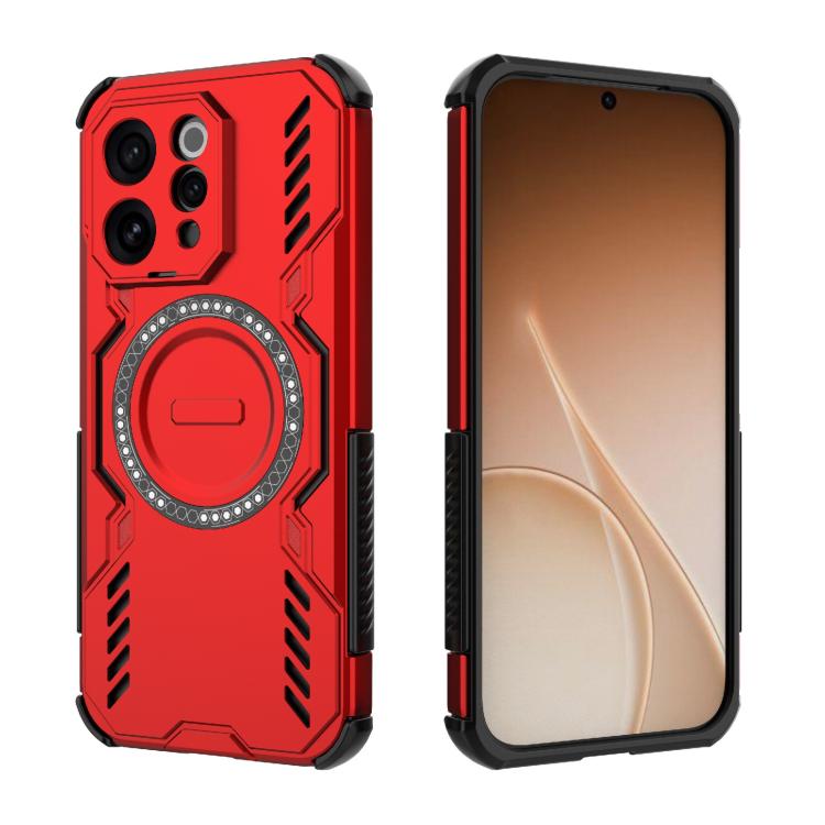 For vivo V70 5G Global Butterfly Armor MagSafe Magnetic Ring Shockproof Phone Case