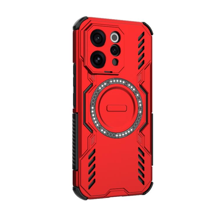 For vivo V70 5G Global Butterfly Armor MagSafe Magnetic Ring Shockproof Phone Case