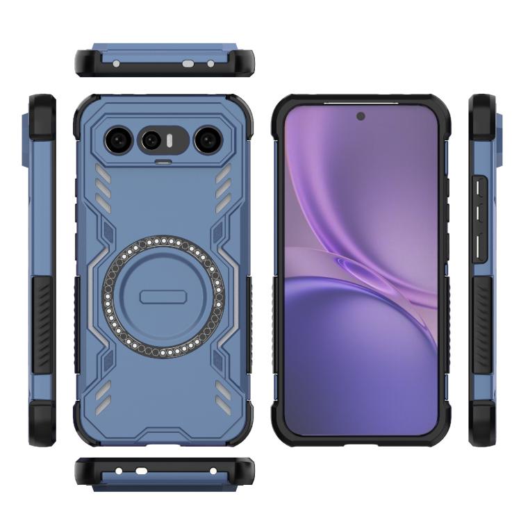 For vivo X300 FE 5G Russia/S50 Pro mini Butterfly Armor MagSafe Magnetic Ring Shockproof Phone Case
