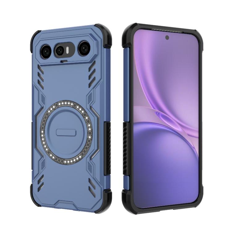 For vivo X300 FE 5G Russia/S50 Pro mini Butterfly Armor MagSafe Magnetic Ring Shockproof Phone Case