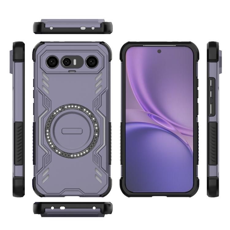 For vivo X300 FE 5G Russia/S50 Pro mini Butterfly Armor MagSafe Magnetic Ring Shockproof Phone Case