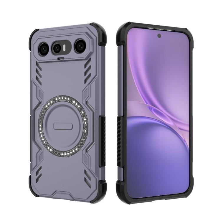 For vivo X300 FE 5G Russia/S50 Pro mini Butterfly Armor MagSafe Magnetic Ring Shockproof Phone Case