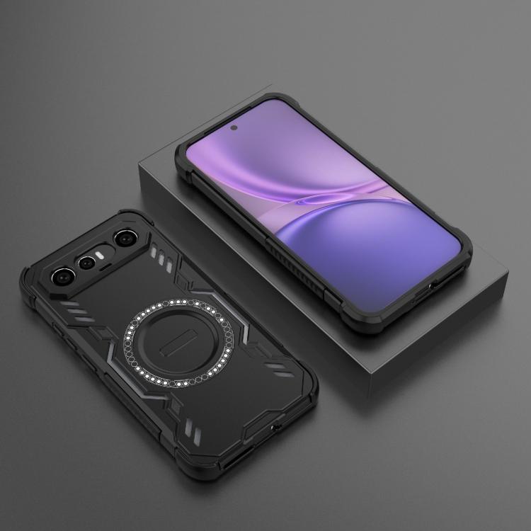 For vivo X300 FE 5G Russia/S50 Pro mini Butterfly Armor MagSafe Magnetic Ring Shockproof Phone Case