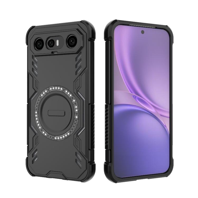 For vivo X300 FE 5G Russia/S50 Pro mini Butterfly Armor MagSafe Magnetic Ring Shockproof Phone Case