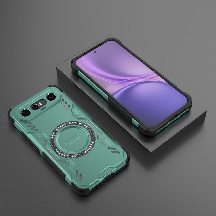 For vivo X300 FE 5G Russia/S50 Pro mini Butterfly Armor MagSafe Magnetic Ring Shockproof Phone Case