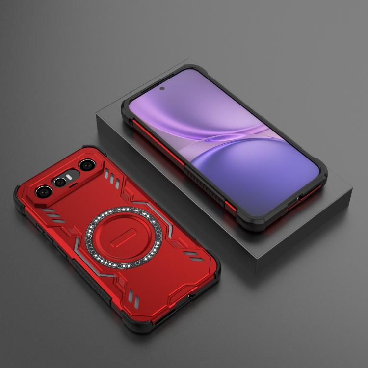 For vivo X300 FE 5G Russia/S50 Pro mini Butterfly Armor MagSafe Magnetic Ring Shockproof Phone Case