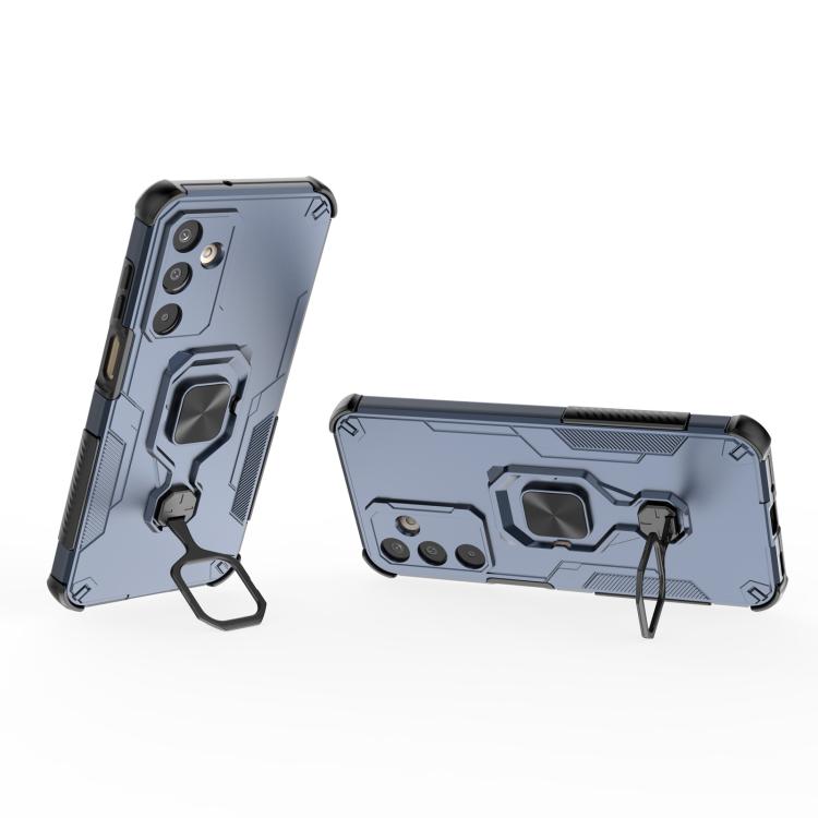 For Samsung Galaxy M16 5G Metal Kickstand TPU Hybrid PC Phone Case