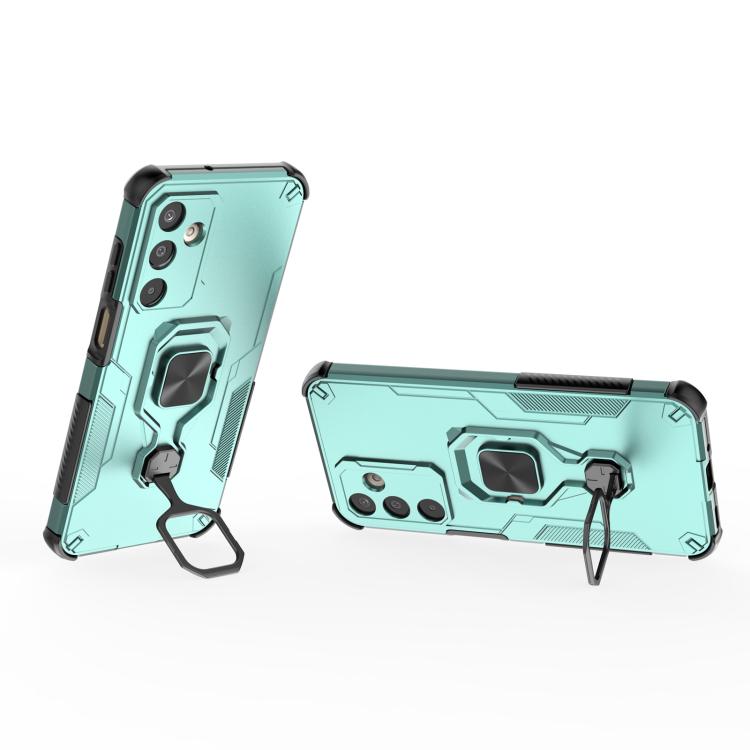 For Samsung Galaxy M16 5G Metal Kickstand TPU Hybrid PC Phone Case