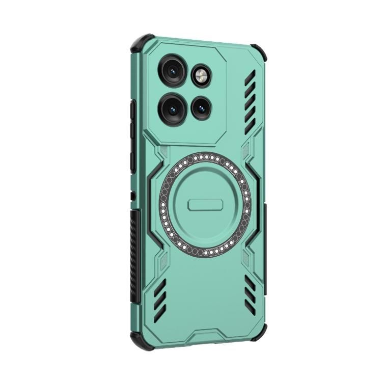 For Motorola Edge 50 Neo 5G Global Butterfly Armor MagSafe Magnetic Ring Shockproof Phone Case