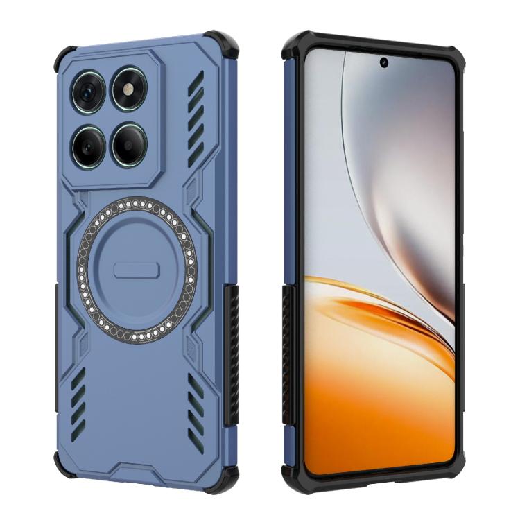 For Motorola Edge 60 Fusion 5G Global Butterfly Armor MagSafe Magnetic Ring Shockproof Phone Case