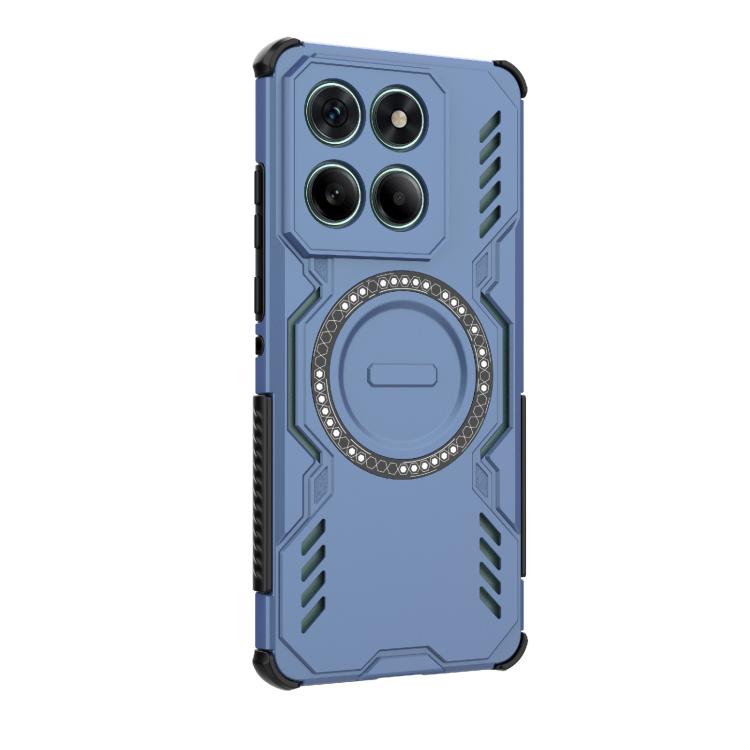 For Motorola Edge 60 Fusion 5G Global Butterfly Armor MagSafe Magnetic Ring Shockproof Phone Case