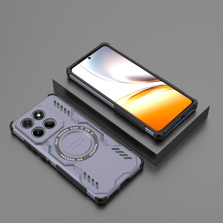 For Motorola Edge 60 Fusion 5G Global Butterfly Armor MagSafe Magnetic Ring Shockproof Phone Case