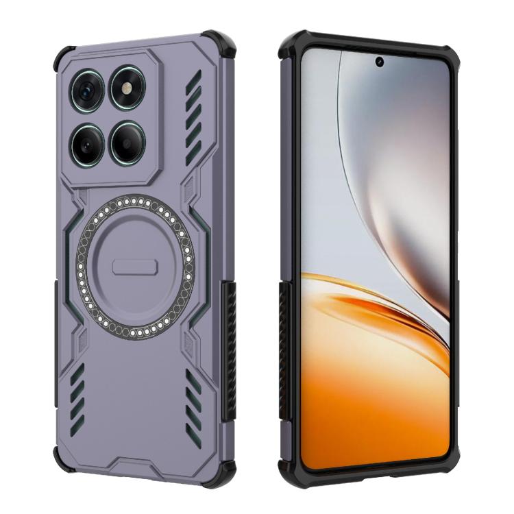 For Motorola Edge 60 Fusion 5G Global Butterfly Armor MagSafe Magnetic Ring Shockproof Phone Case