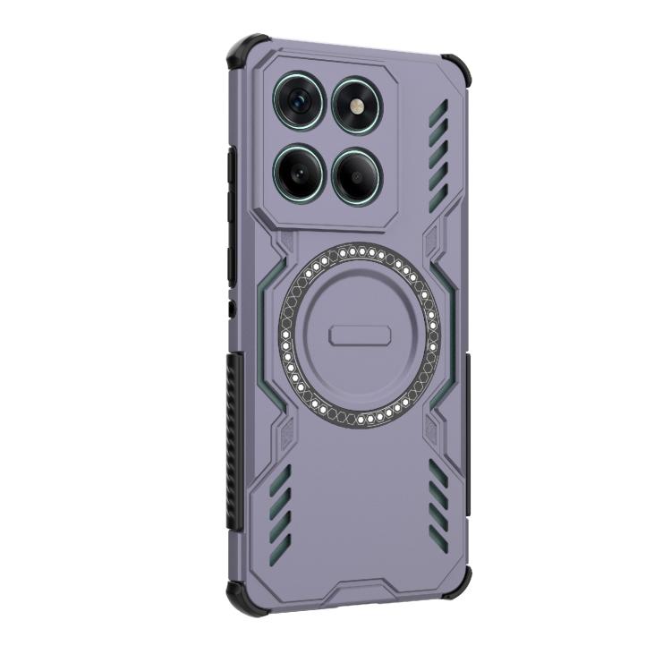 For Motorola Edge 60 Fusion 5G Global Butterfly Armor MagSafe Magnetic Ring Shockproof Phone Case