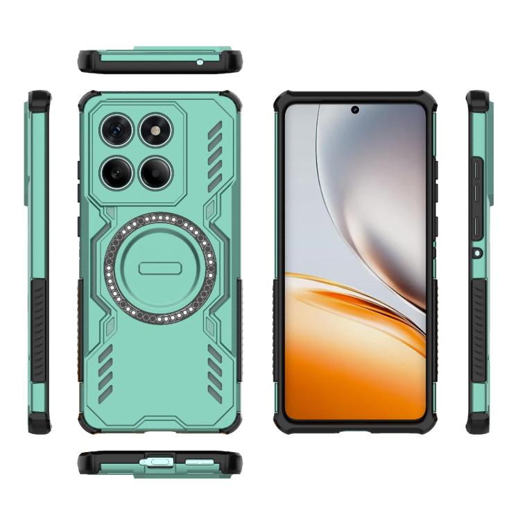 For Motorola Edge 60 Fusion 5G Global Butterfly Armor MagSafe Magnetic Ring Shockproof Phone Case