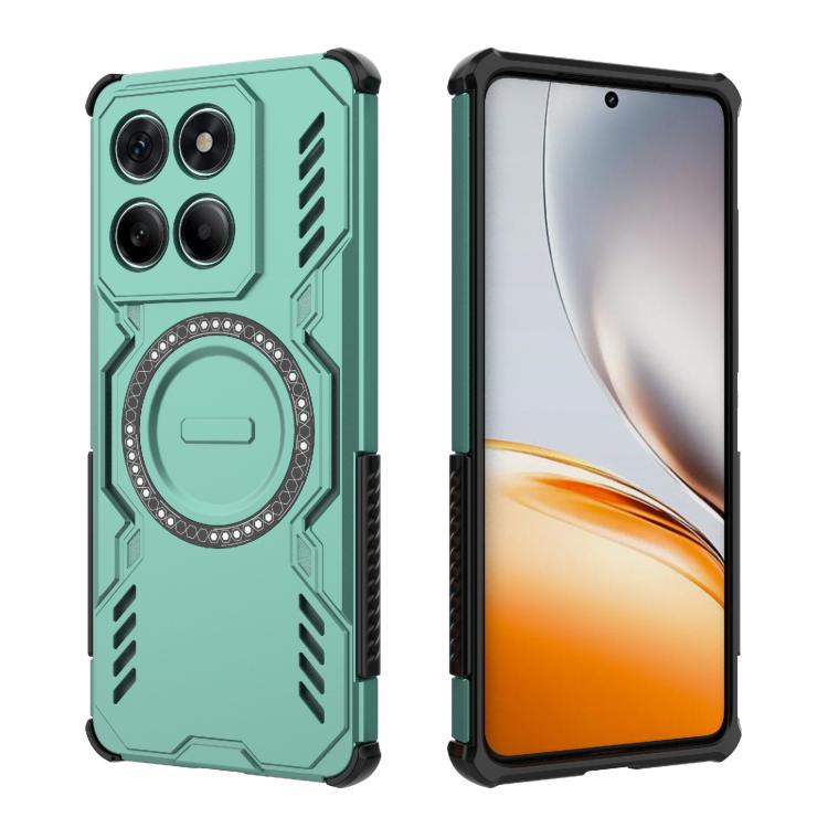 For Motorola Edge 60 Fusion 5G Global Butterfly Armor MagSafe Magnetic Ring Shockproof Phone Case