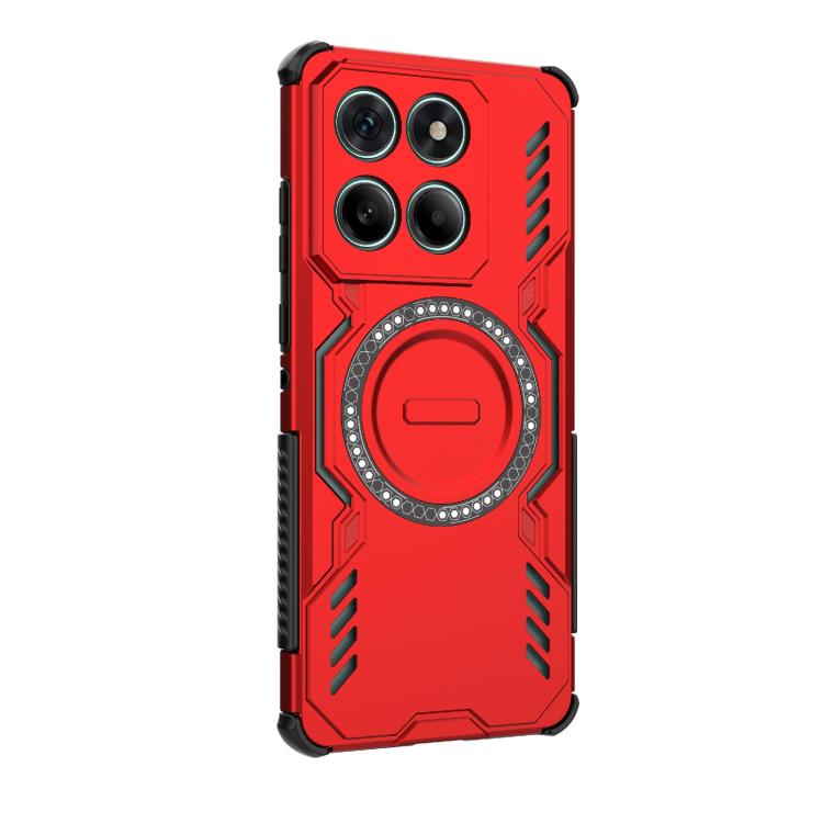 For Motorola Edge 60 Fusion 5G Global Butterfly Armor MagSafe Magnetic Ring Shockproof Phone Case