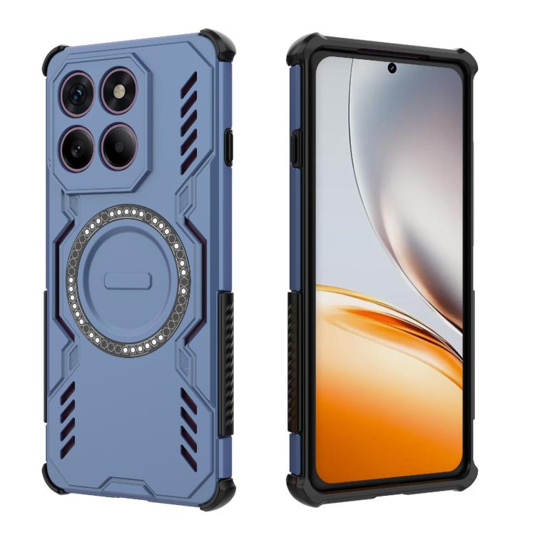 For Motorola Edge 60 Pro 5G Butterfly Armor MagSafe Magnetic Ring Shockproof Phone Case