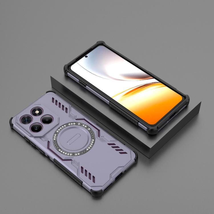 For Motorola Edge 60 Pro 5G Butterfly Armor MagSafe Magnetic Ring Shockproof Phone Case