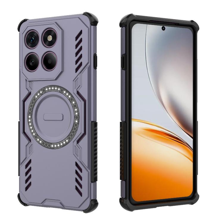For Motorola Edge 60 Pro 5G Butterfly Armor MagSafe Magnetic Ring Shockproof Phone Case