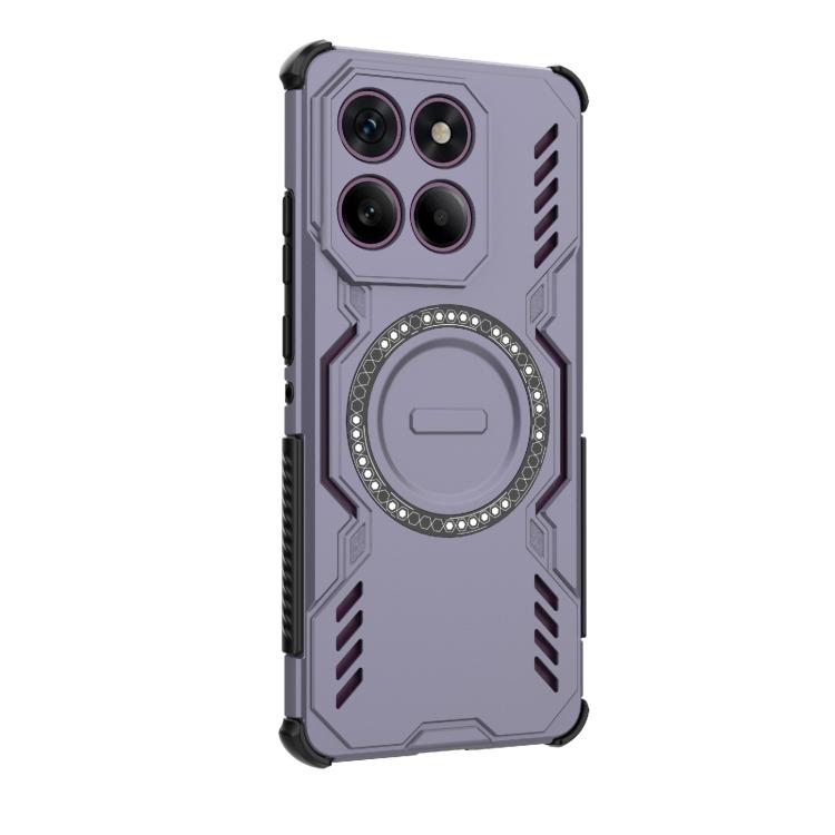 For Motorola Edge 60 Pro 5G Butterfly Armor MagSafe Magnetic Ring Shockproof Phone Case