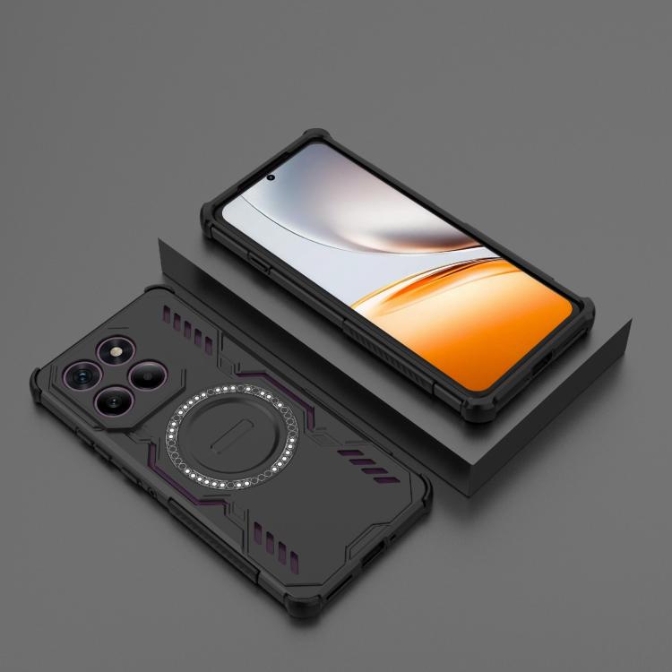 For Motorola Edge 60 Pro 5G Butterfly Armor MagSafe Magnetic Ring Shockproof Phone Case