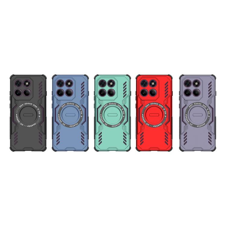 For Motorola Edge 60 Pro 5G Butterfly Armor MagSafe Magnetic Ring Shockproof Phone Case