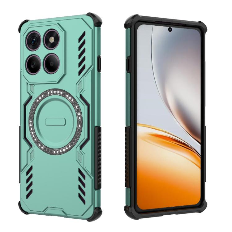 For Motorola Edge 60 Pro 5G Butterfly Armor MagSafe Magnetic Ring Shockproof Phone Case
