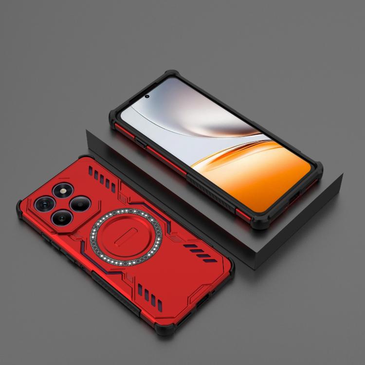 For Motorola Edge 60 Pro 5G Butterfly Armor MagSafe Magnetic Ring Shockproof Phone Case