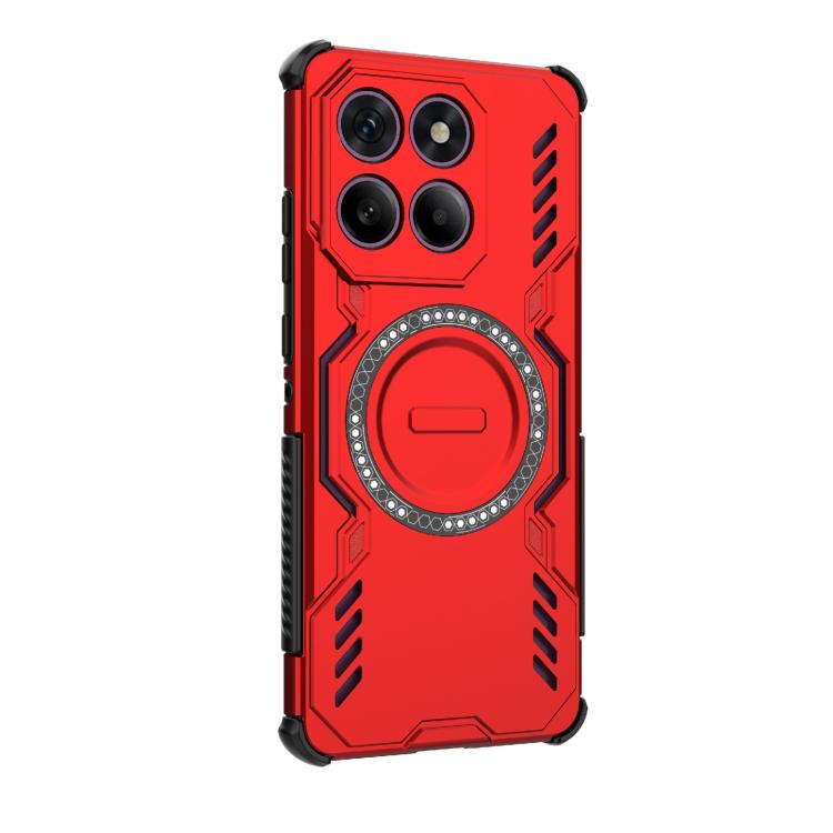 For Motorola Edge 60 Pro 5G Butterfly Armor MagSafe Magnetic Ring Shockproof Phone Case