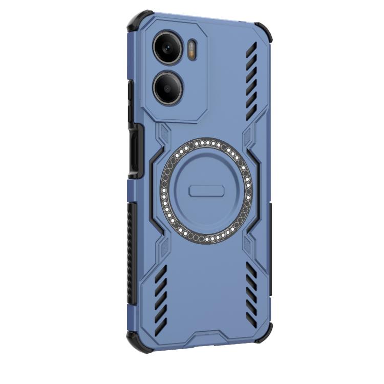 For Motorola Moto G05 4G Global Butterfly Armor MagSafe Magnetic Ring Shockproof Phone Case