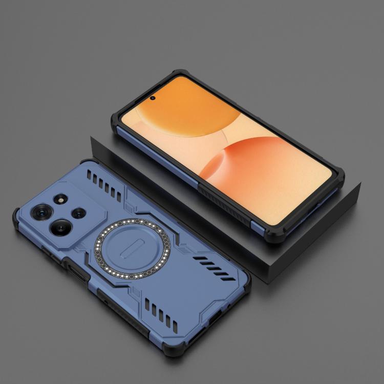 For Motorola Moto G75 5G Global Butterfly Armor MagSafe Magnetic Ring Shockproof Phone Case