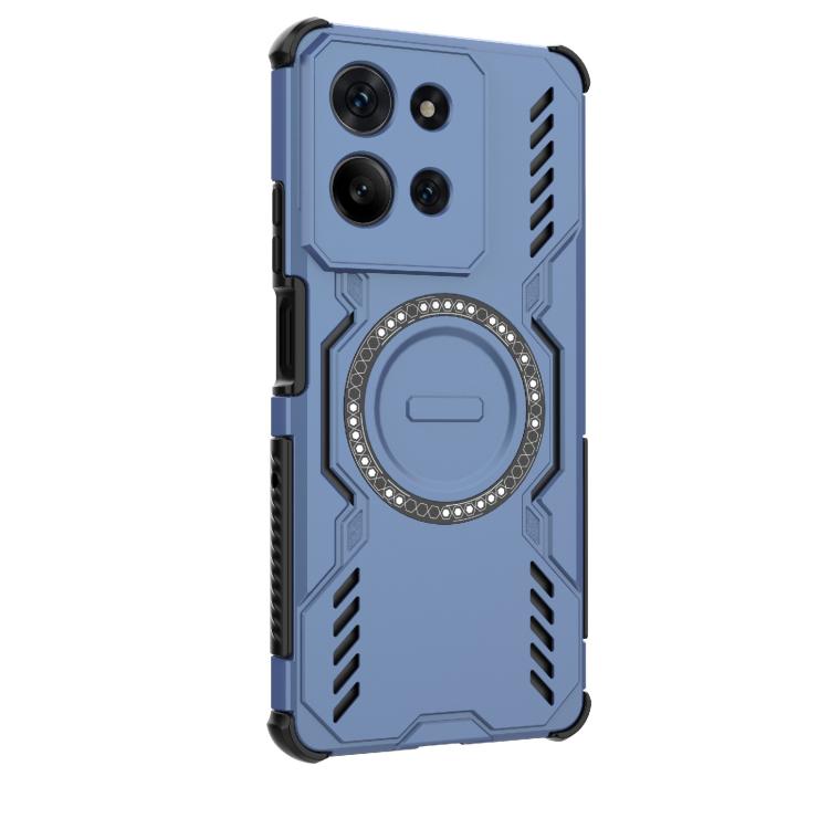 For Motorola Moto G75 5G Global Butterfly Armor MagSafe Magnetic Ring Shockproof Phone Case