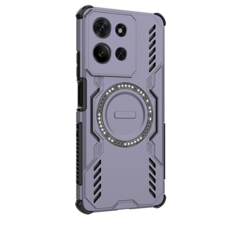 For Motorola Moto G75 5G Global Butterfly Armor MagSafe Magnetic Ring Shockproof Phone Case