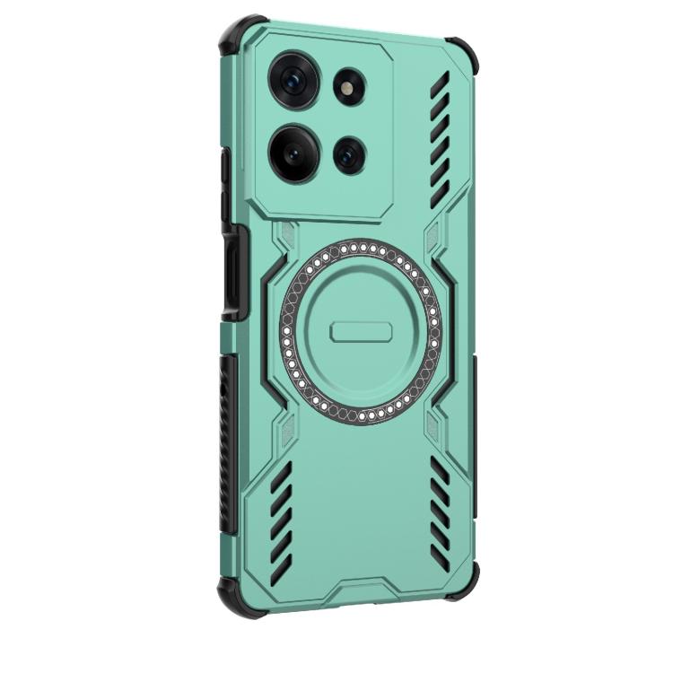 For Motorola Moto G75 5G Global Butterfly Armor MagSafe Magnetic Ring Shockproof Phone Case